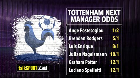 next tottenham manager odds sky bet
